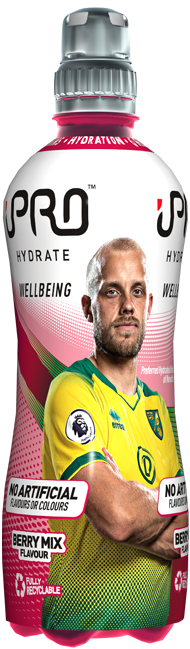 Bottle iPRO Hydrate 500ml visual - Teemu Pukki 2020 - Berry Mix