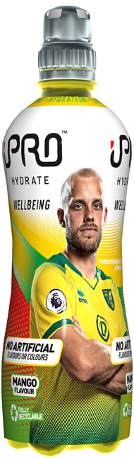 Bottle iPRO Hydrate 500ml visual - Teemu Pukki 2020 - Mango